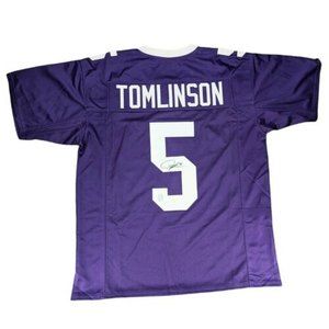 LaDainian Tomlinson (Chargers) (Jets) Autographed TCU College Jersey PSA COA
